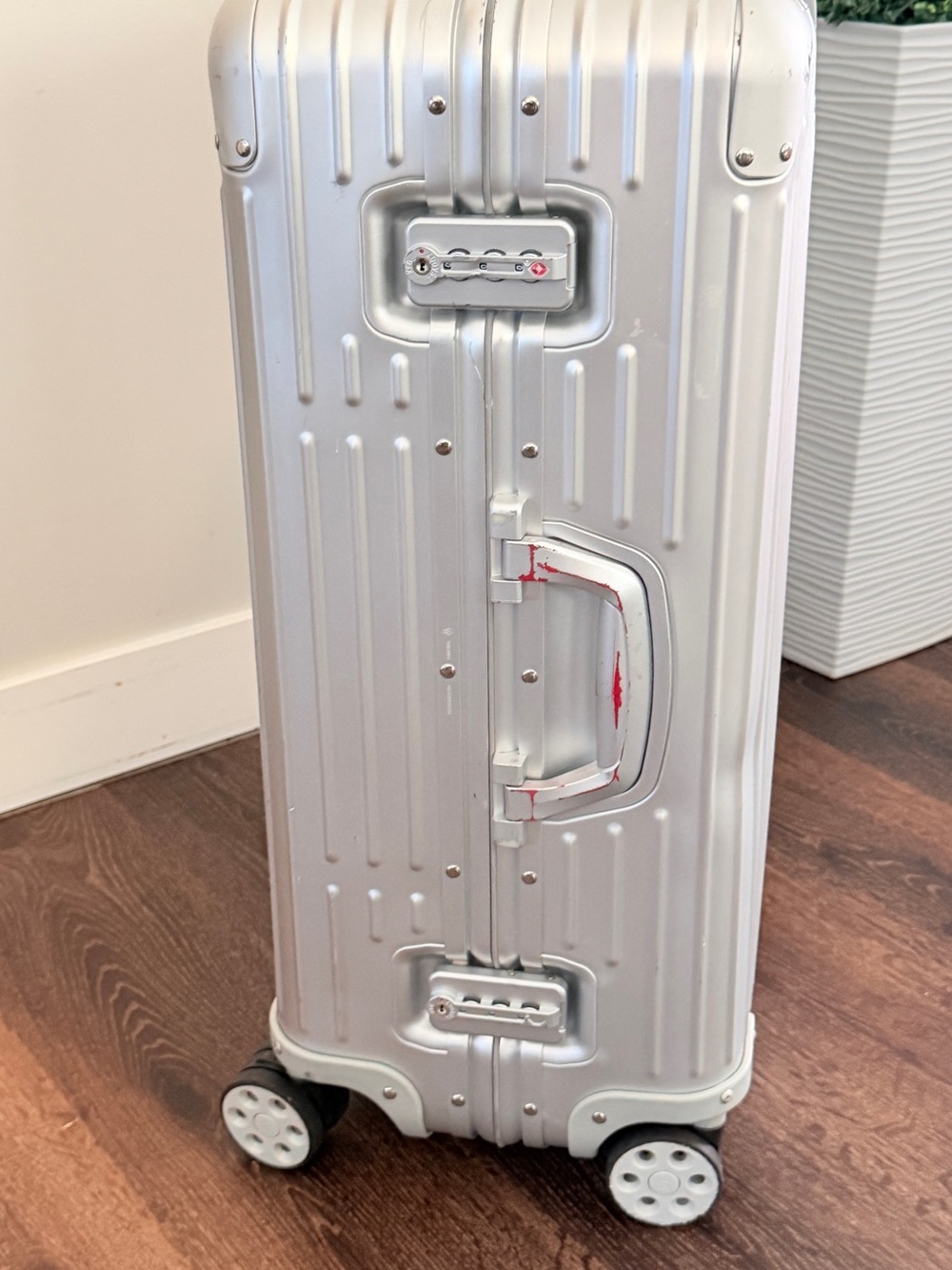 RIMOWA Original Check-In M Silver Aluminum Spinner Suitcase - Picture 4 of 16